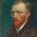 Portrait of artist name Vincent Van Gogh