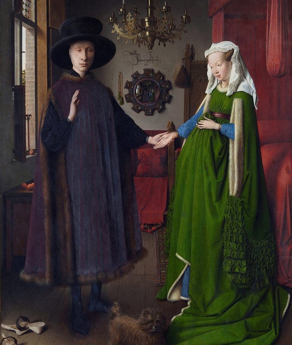 Artwork titled Arnolfini Portrait