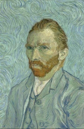 Artwork titled Van Gogh Self-portrait by Vincent Van Gogh